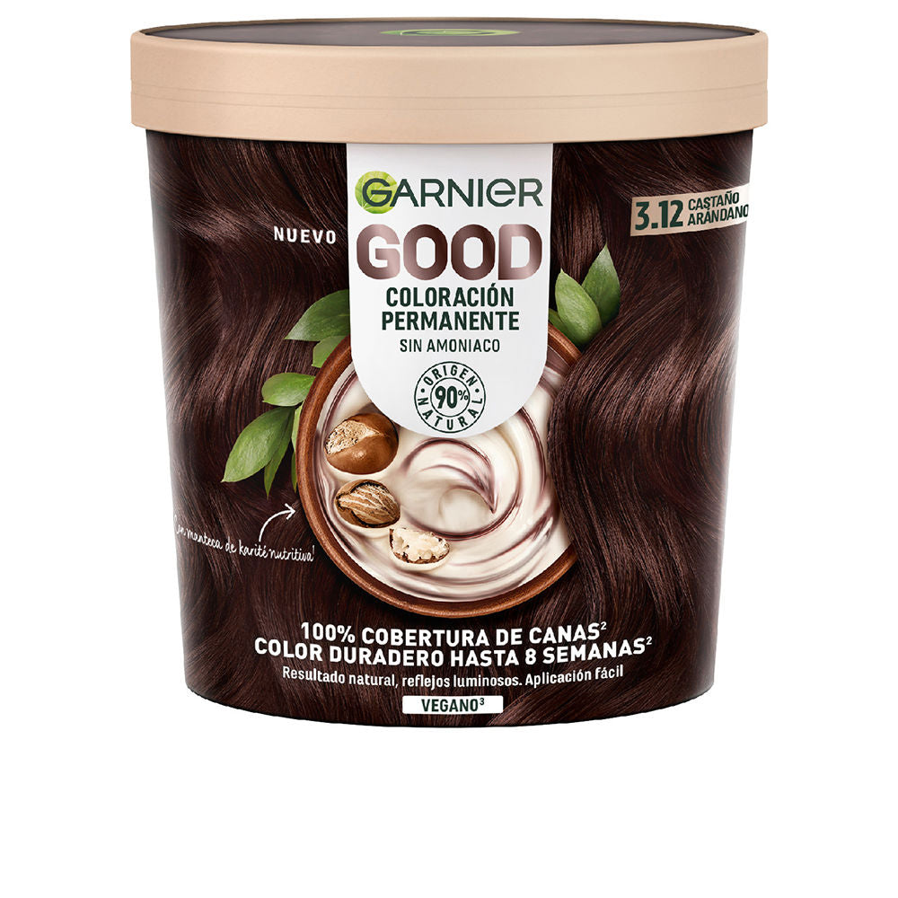 GARNIER GOOD permanent color #3.12 blueberry brown 217 ml