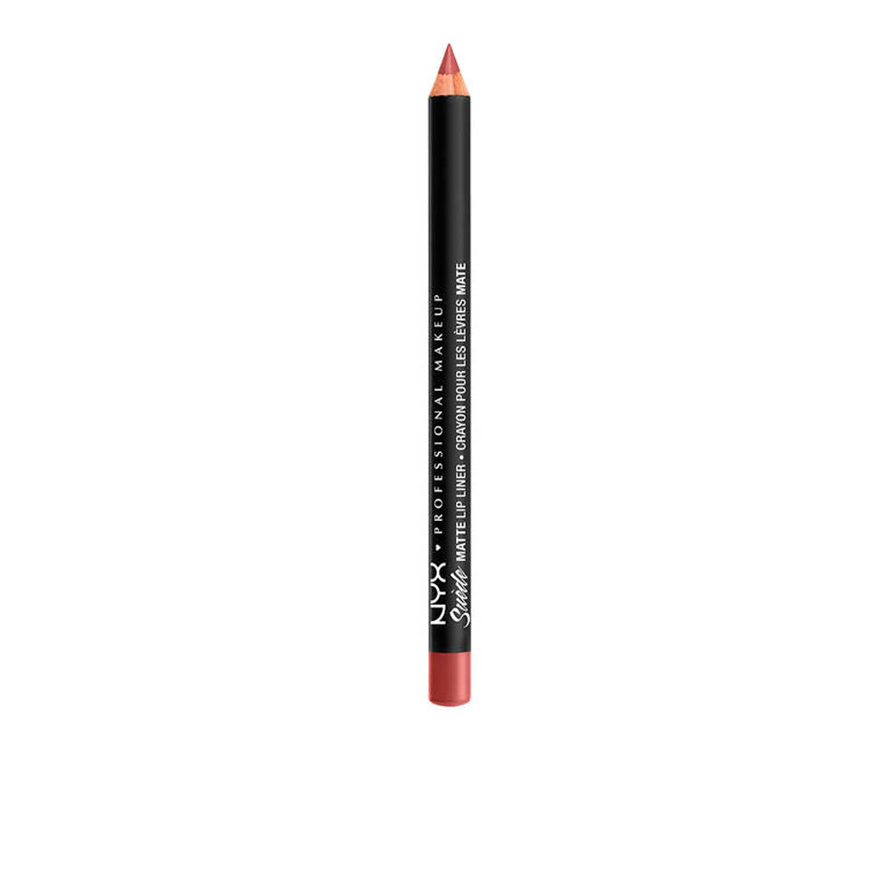 NYX PROFESSIONAL MAKE UP SUEDE matte lip liner #cannes