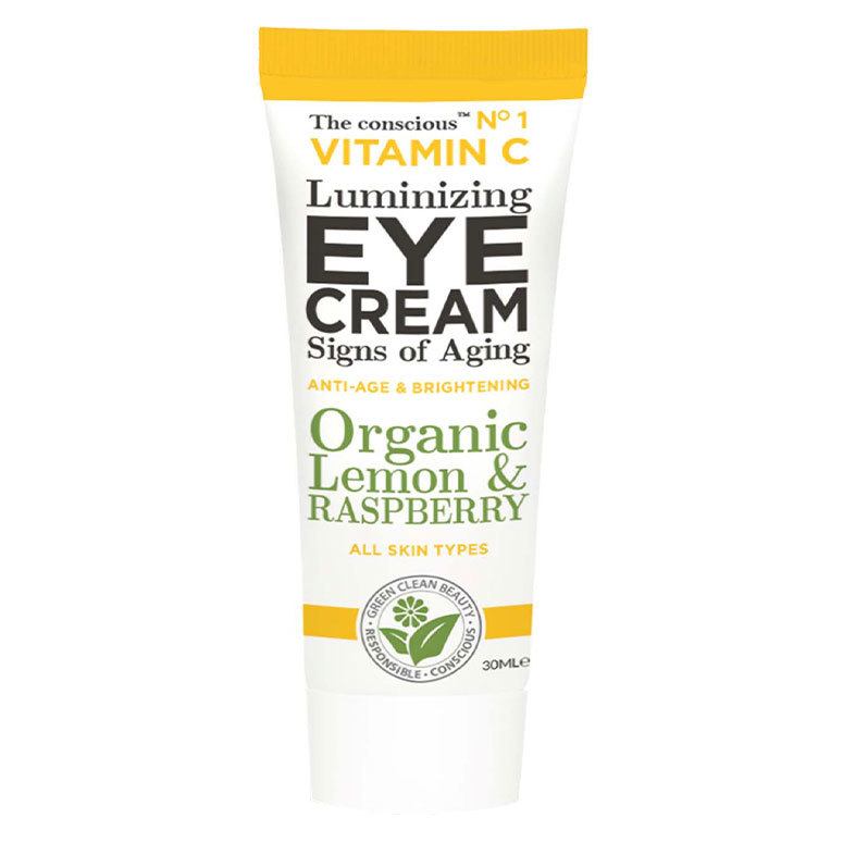 THE CONSCIOUS™ VITAMIN C luminizing eye cream organic lemon & raspberry 30 ml