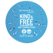 RIMMEL LONDON KIND &amp; FREE clean brow wax #001-clear 8 gr