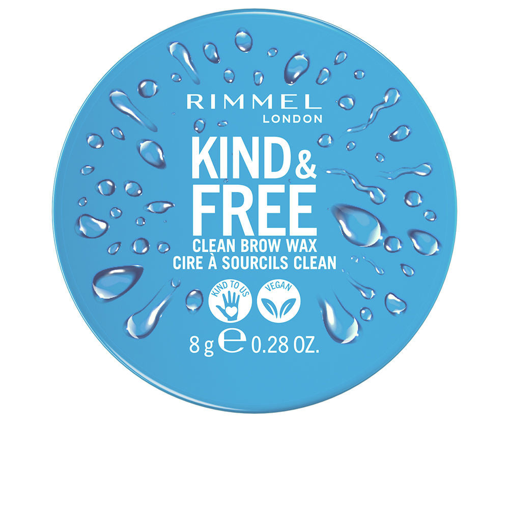 RIMMEL LONDON KIND &amp; FREE clean brow wax #001-clear 8 gr