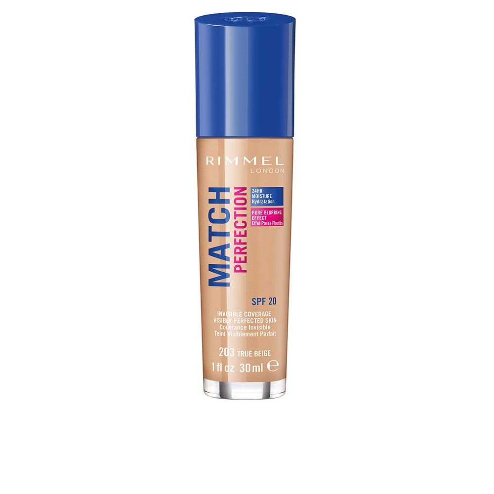 RIMMEL LONDON MATCH PERFECTION foundation #203 30 ml