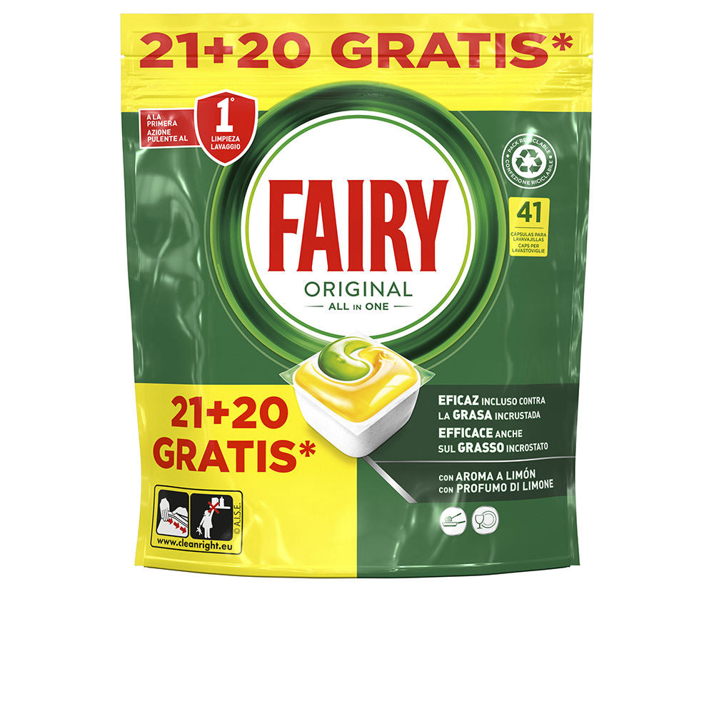FAIRY ALL IN 1 LEMON dishwasher capsules 41 u