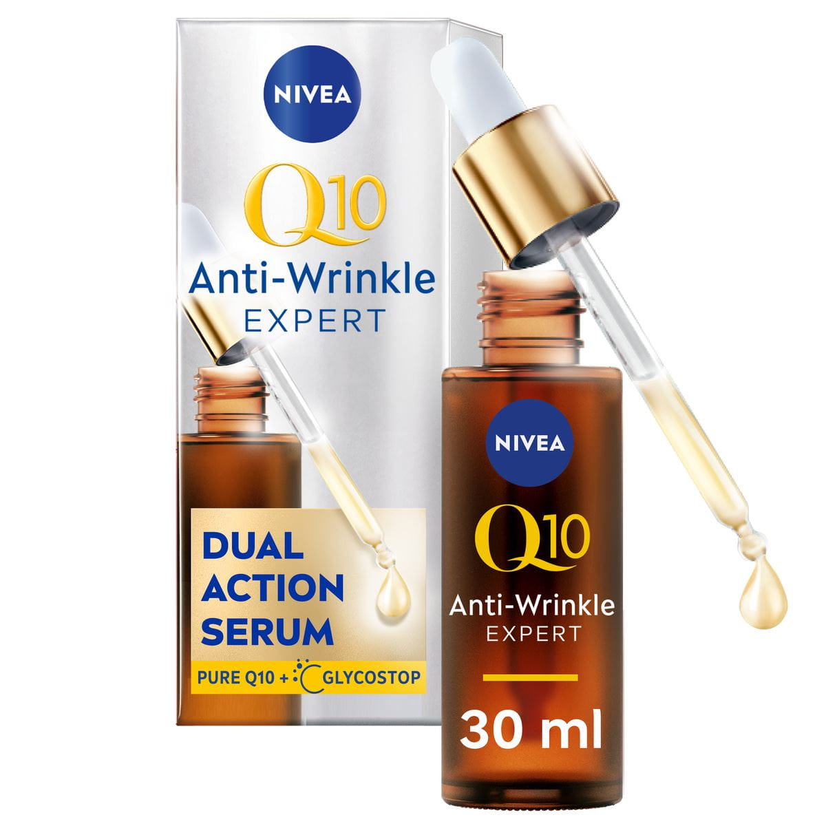 NIVEA Q10+ anti-wrinkle expert double action serum 30 ml