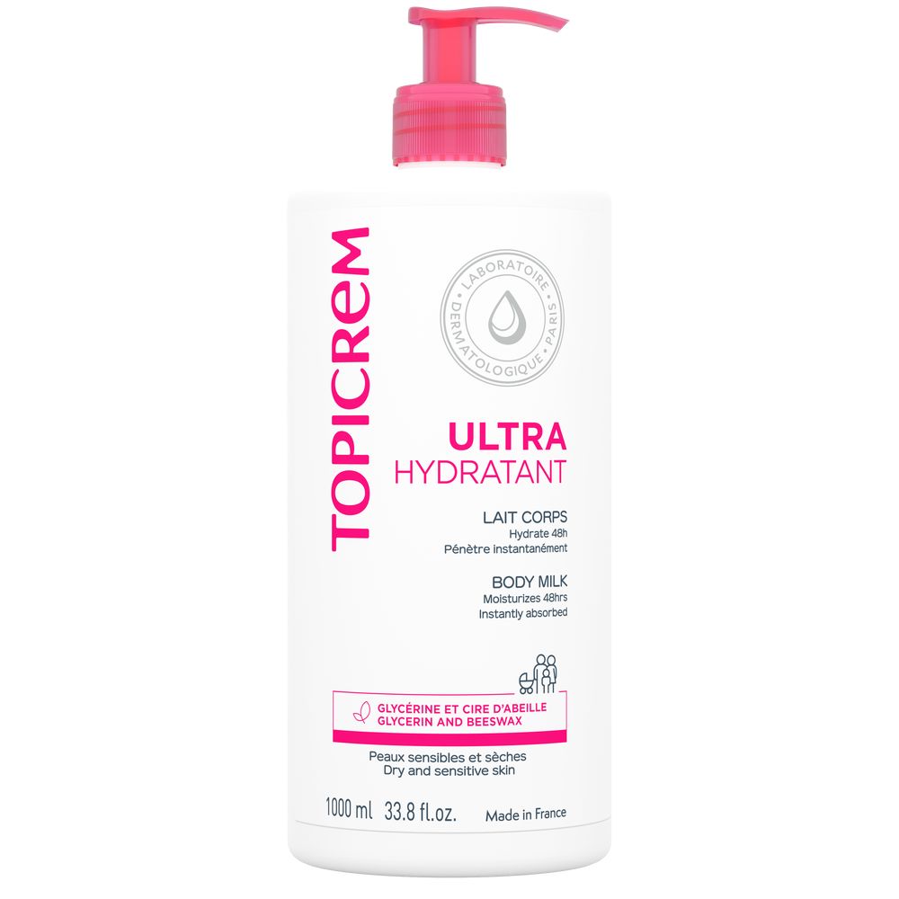 TOPICREM UH ultra-hydrating body milk 1000 ml