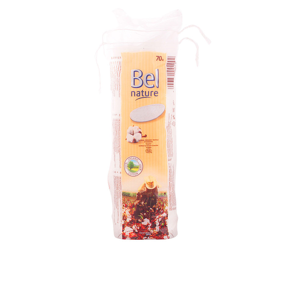 BEL NATURE ECOCERT discos redondos algodón 100% 70 pz