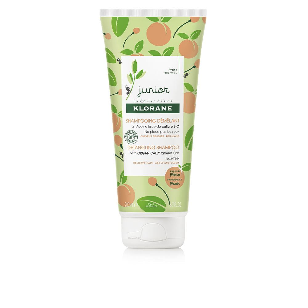 KLORANE JUNIOR peach detangling shampoo 200 ml