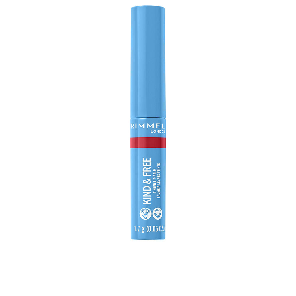 RIMMEL LONDON KIND &amp; FREE tinted lip balm #005-turbo red 1,7 gr
