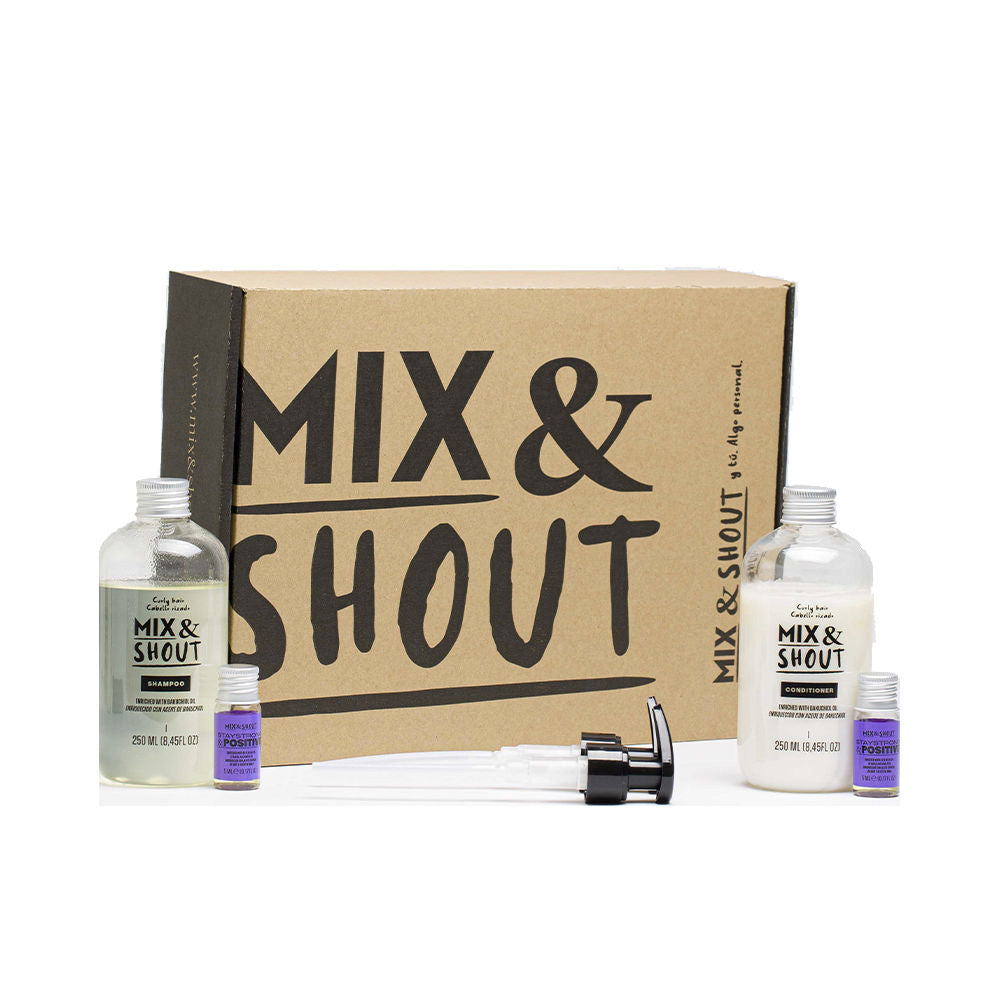 MIX & SHOUT ROUTINE CURLY PROTECTOR LOT 4 pz