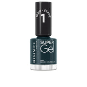 RIMMEL LONDON SUPER GEL nail polish #068-beach house blue 12 ml