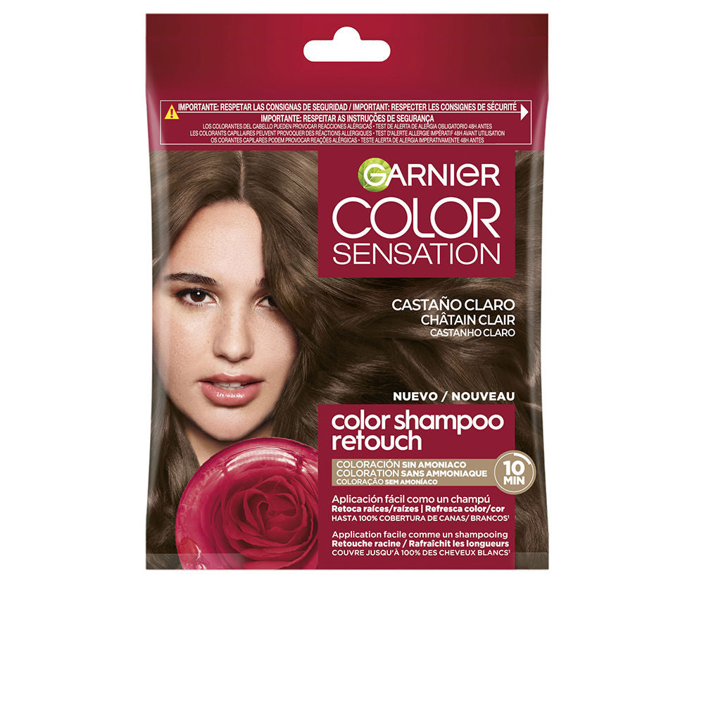GARNIER COLOR SENSATION tone on tone color shampoo #5.0-light brown 1 u
