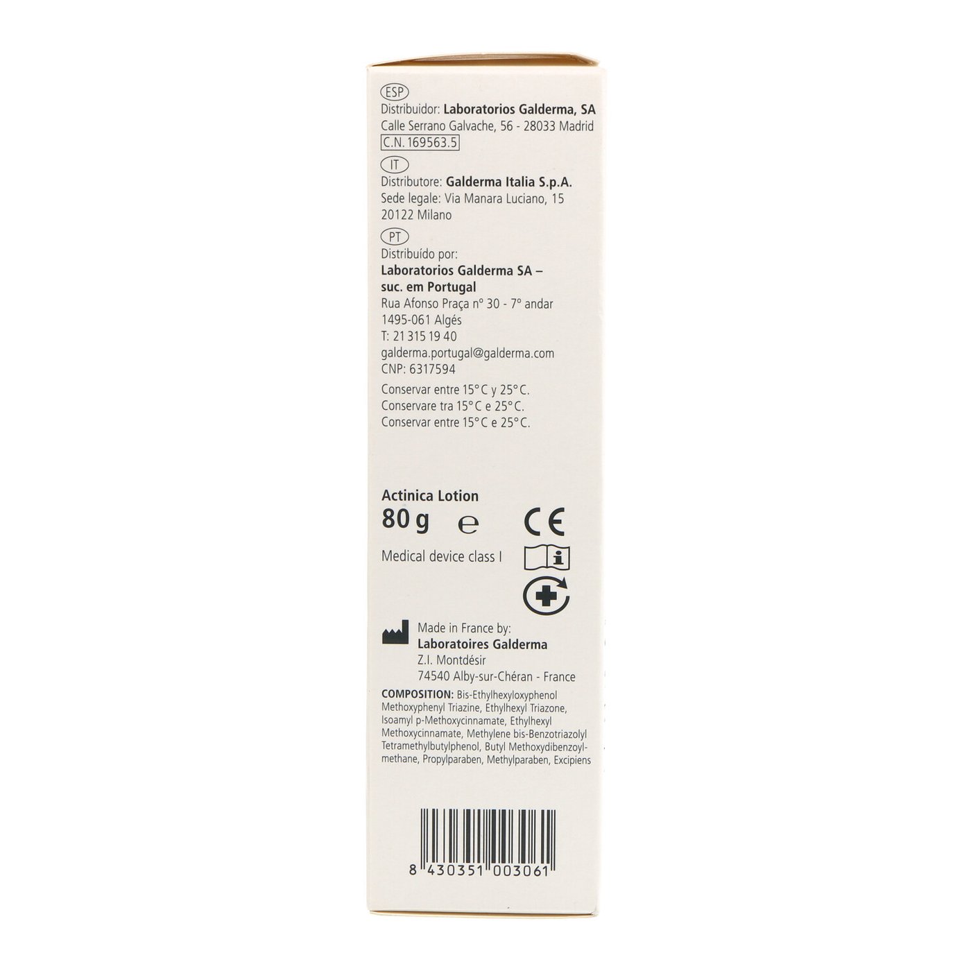 ACTINICA LOTION skin cancer prevention 80 ml
