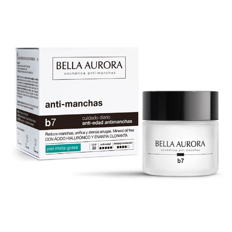 BELLA AURORA B7 anti-stain regenerating lightening SPF15 oily combination skin 50 ml