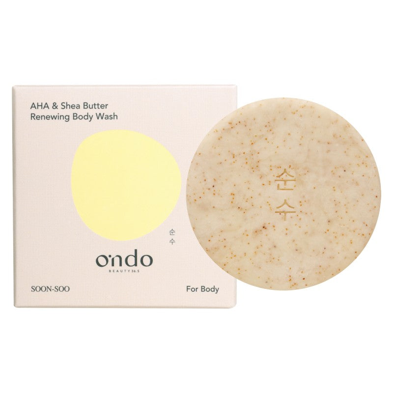 ONDO BEAUTY 36.5 AHA &amp; SHEA butter renewing body wash 70 gr