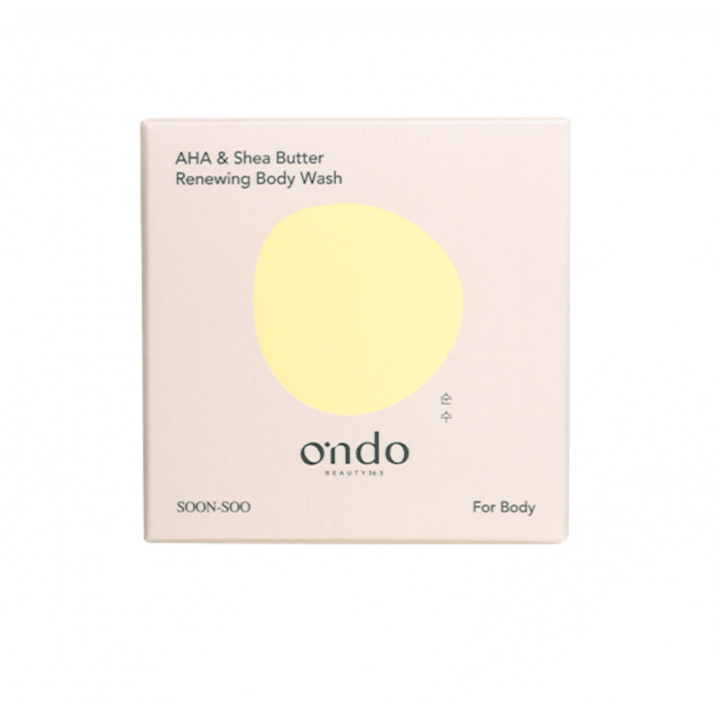 ONDO BEAUTY 36.5 AHA &amp; SHEA butter renewing body wash 70 gr