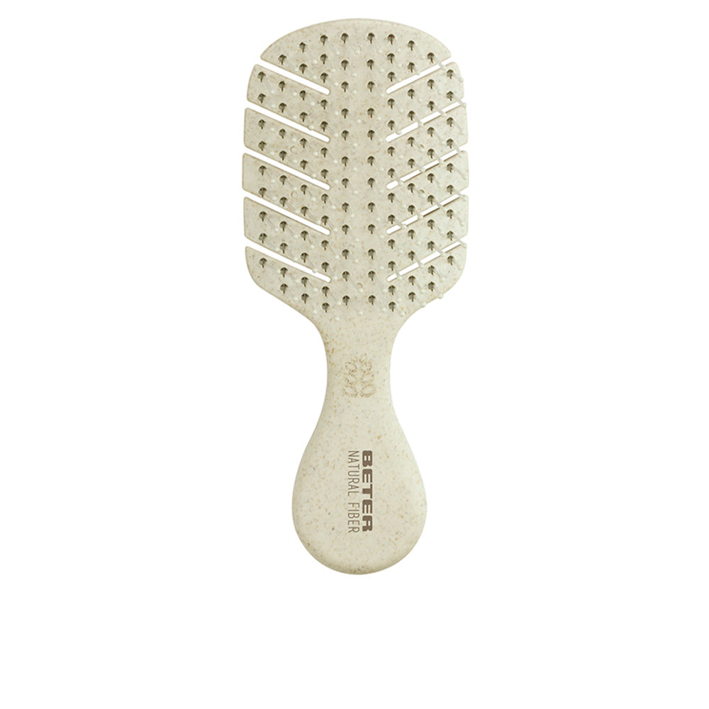 BETER CEPILLO detangling mini natural fiber #beige 1 u