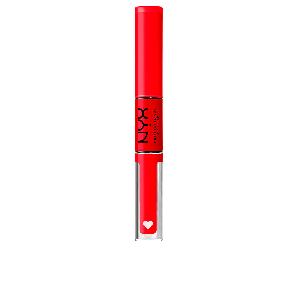 NYX PROFESSIONAL MAKE UP SHINE LOUD pro pigment lip shine #rebel in red