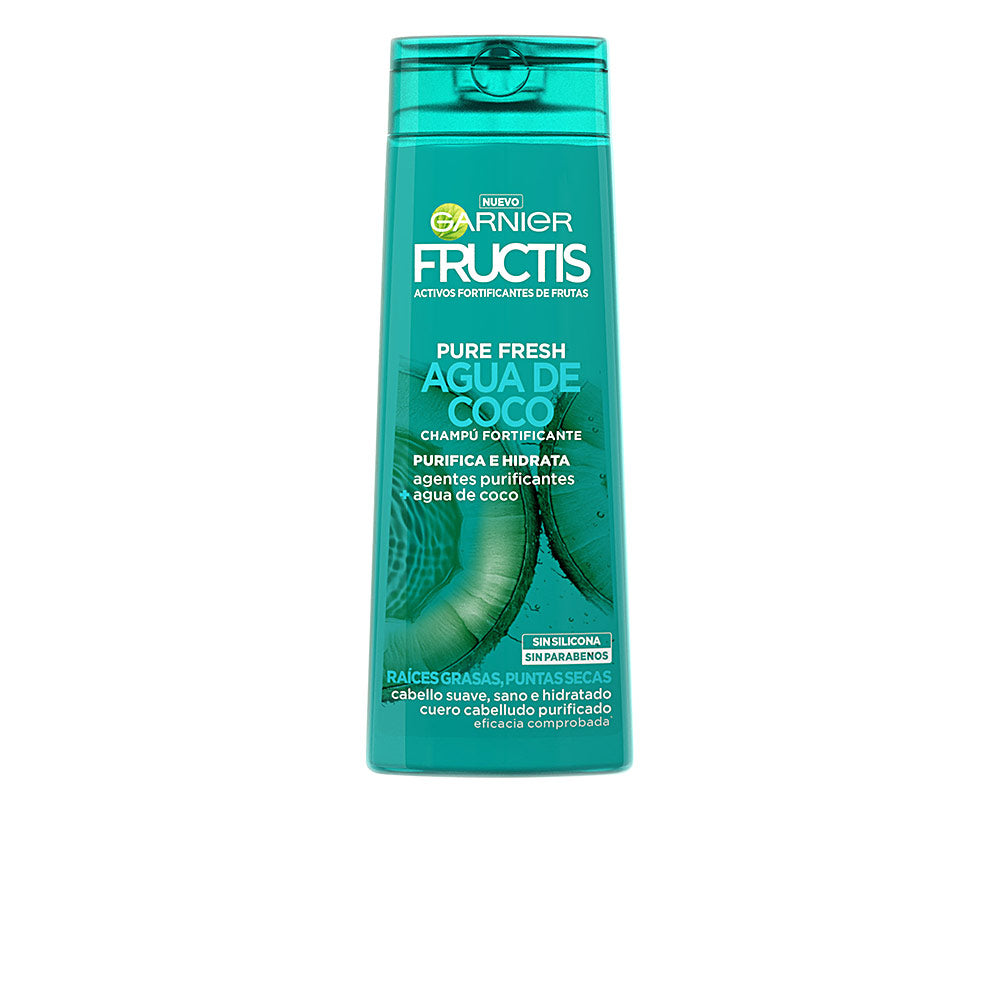 GARNIER FRUCTIS PURE FRESH coconut water fortifying shampoo 360 ml
