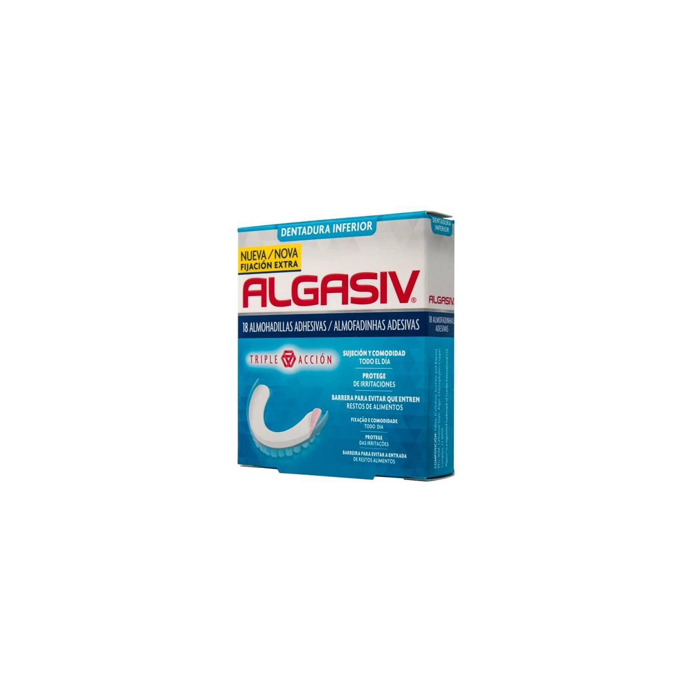 LOWER ALGASIV adhesive pads 18 u