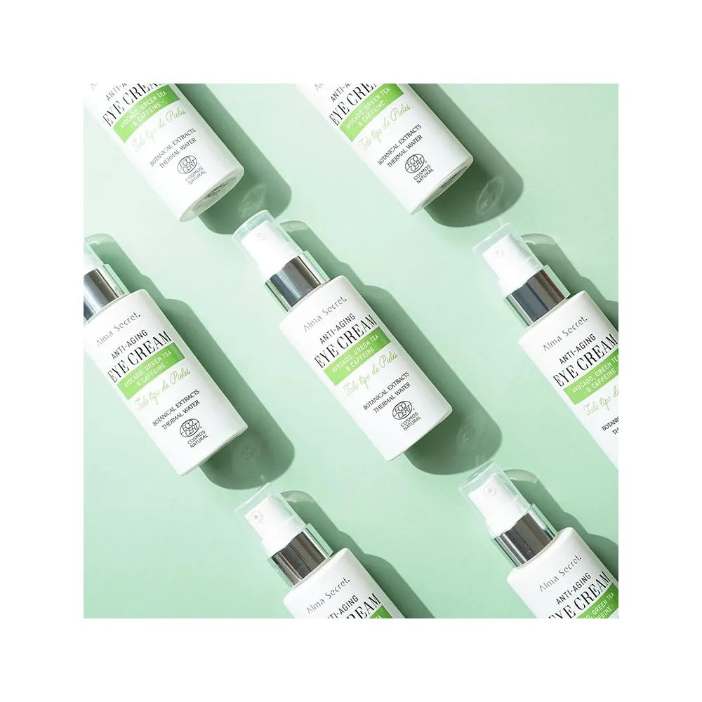 ALMA SECRET Anti-aging EYE CREAM with avocado, green tea &amp; caffeine botanical extracts 30 ml