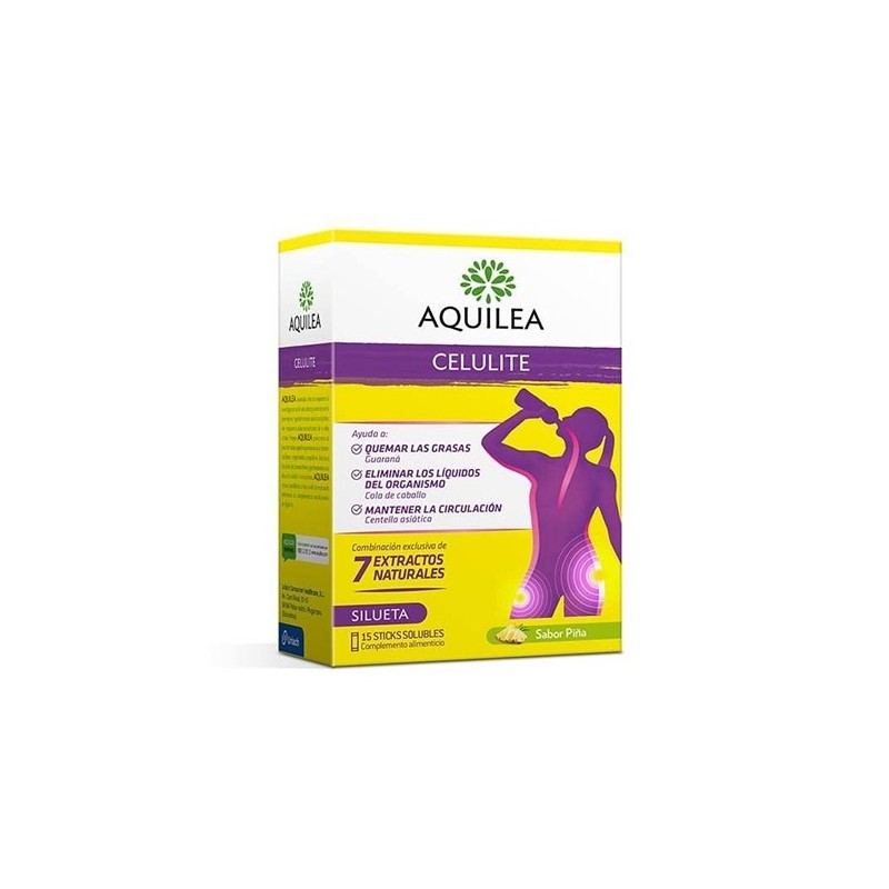 AQUILEA Celulina Treatment for Cellulite 15 Drinkable Sticks of 10 ml
