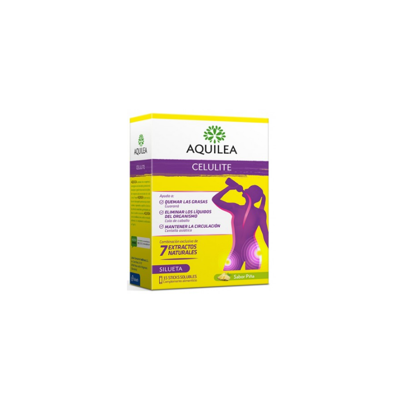 AQUILEA Celulina Treatment for Cellulite 15 Drinkable Sticks of 10 ml