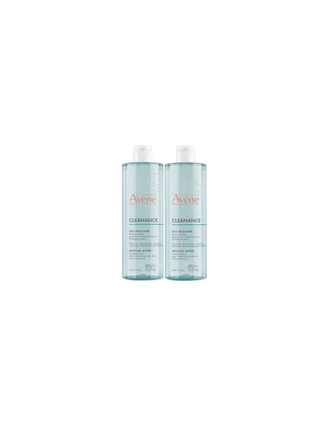 AVÈNE Micellar water makeup remover pack 2 x 400 ml