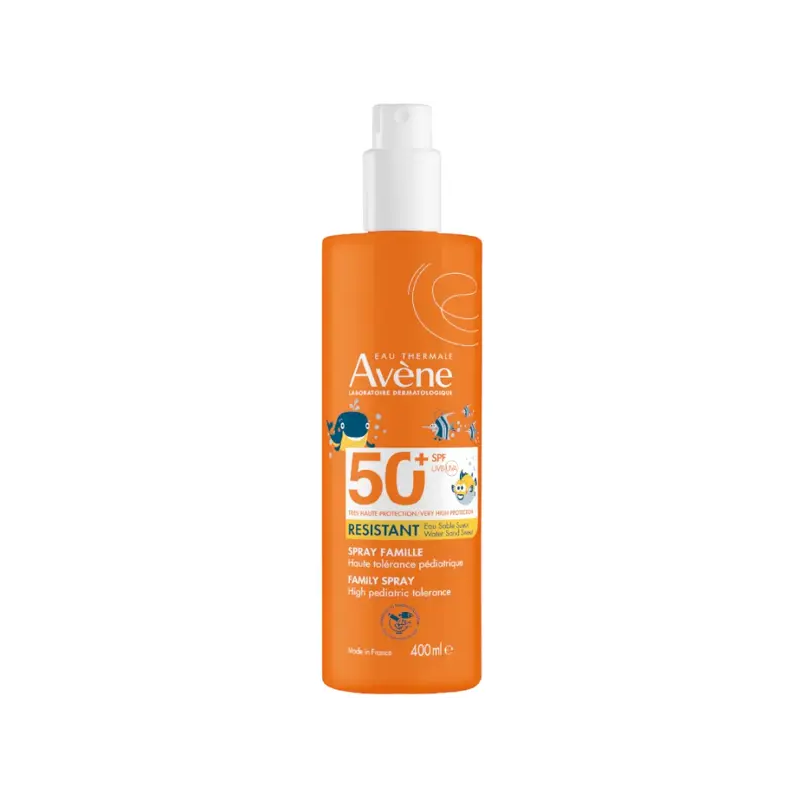 AVÈNE SOLAIRE HAUTE PROTECTION for the whole family spray SPF50+ 400 ml