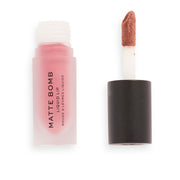 REVOLUTION MAKE UP MATTE BOMB liquid lip #delicate brown