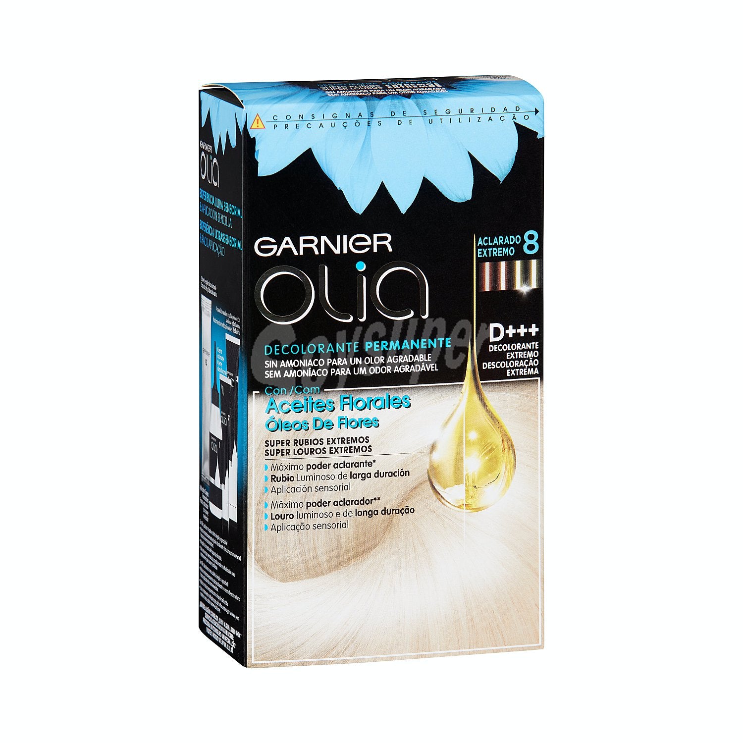 GARNIER OLIA decolorante permanente sin amoniaco #8-aclarado extremo 1 u