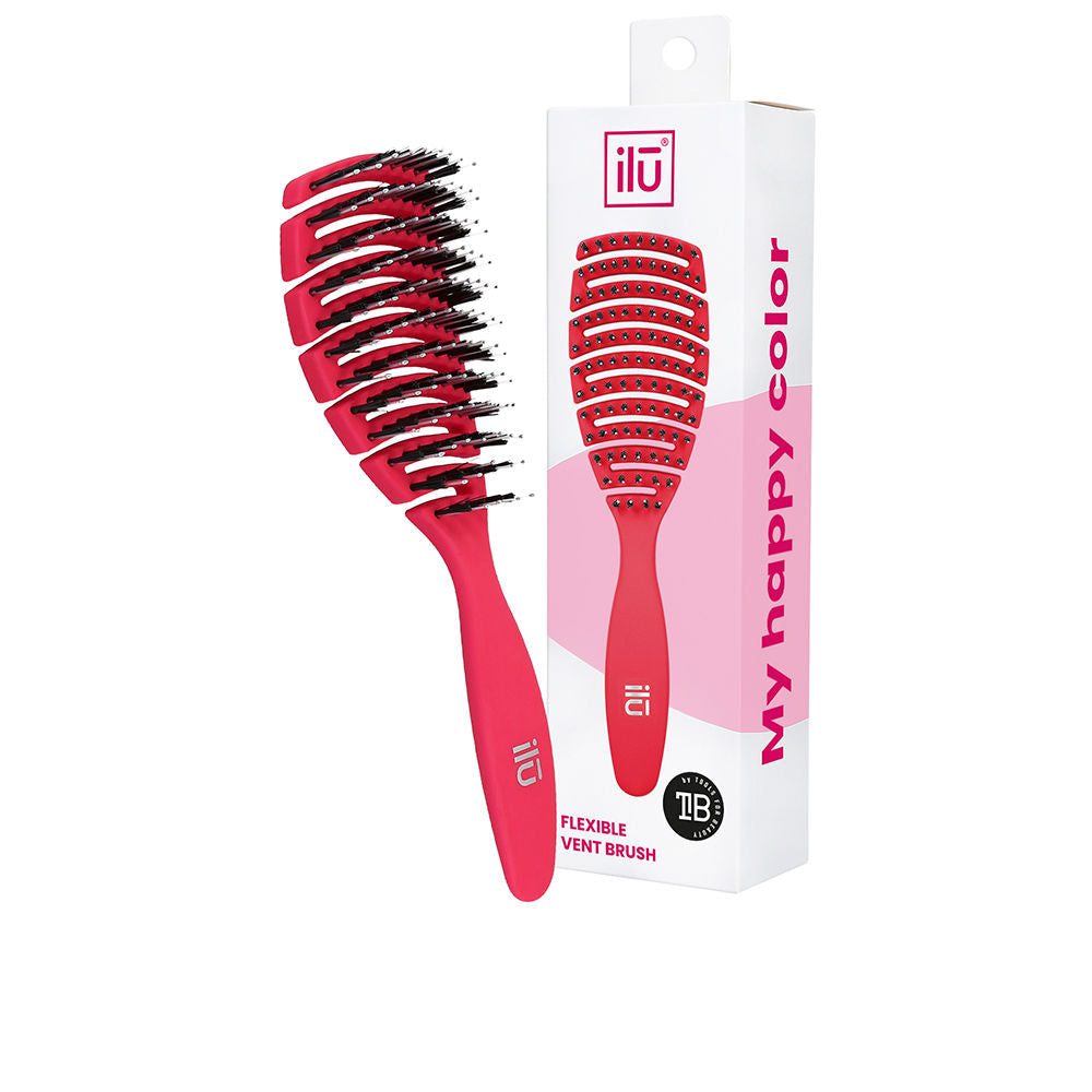 ILŪ FLEXIBLE VENT brush #rose 1 u
