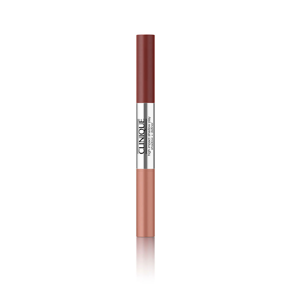 CLINIQUE HI SHADOW PLAY sombra de ojos + definidor de sombra #straweberry cocho 4 ml