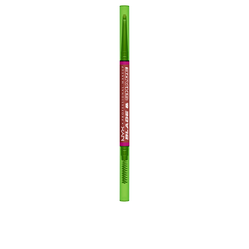 NYX PROFESSIONAL MAKE UP BLADE &amp; SHADE NANO eyebrow pencil #06-Rich Auburn 1 unit