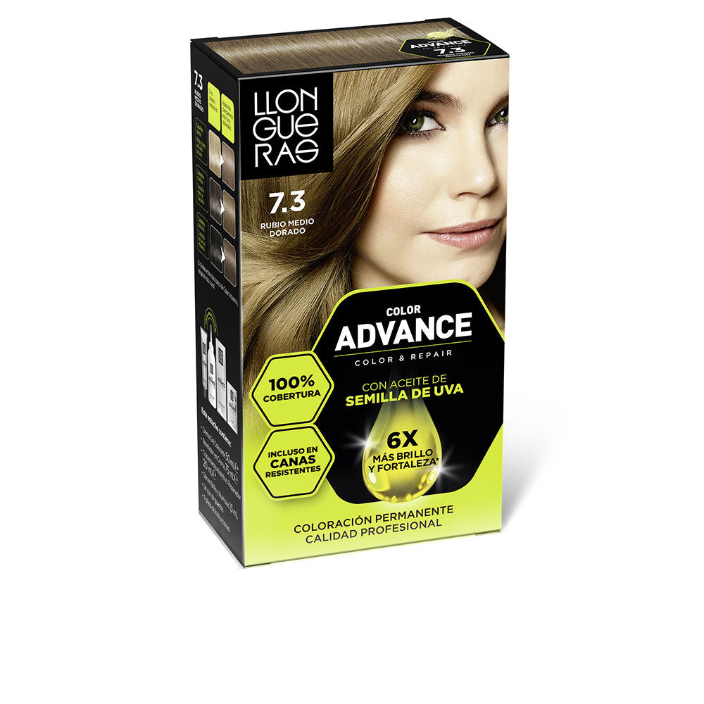 LLONGUERAS COLOR ADVANCE #7,3-rubio medio dorado 1 u