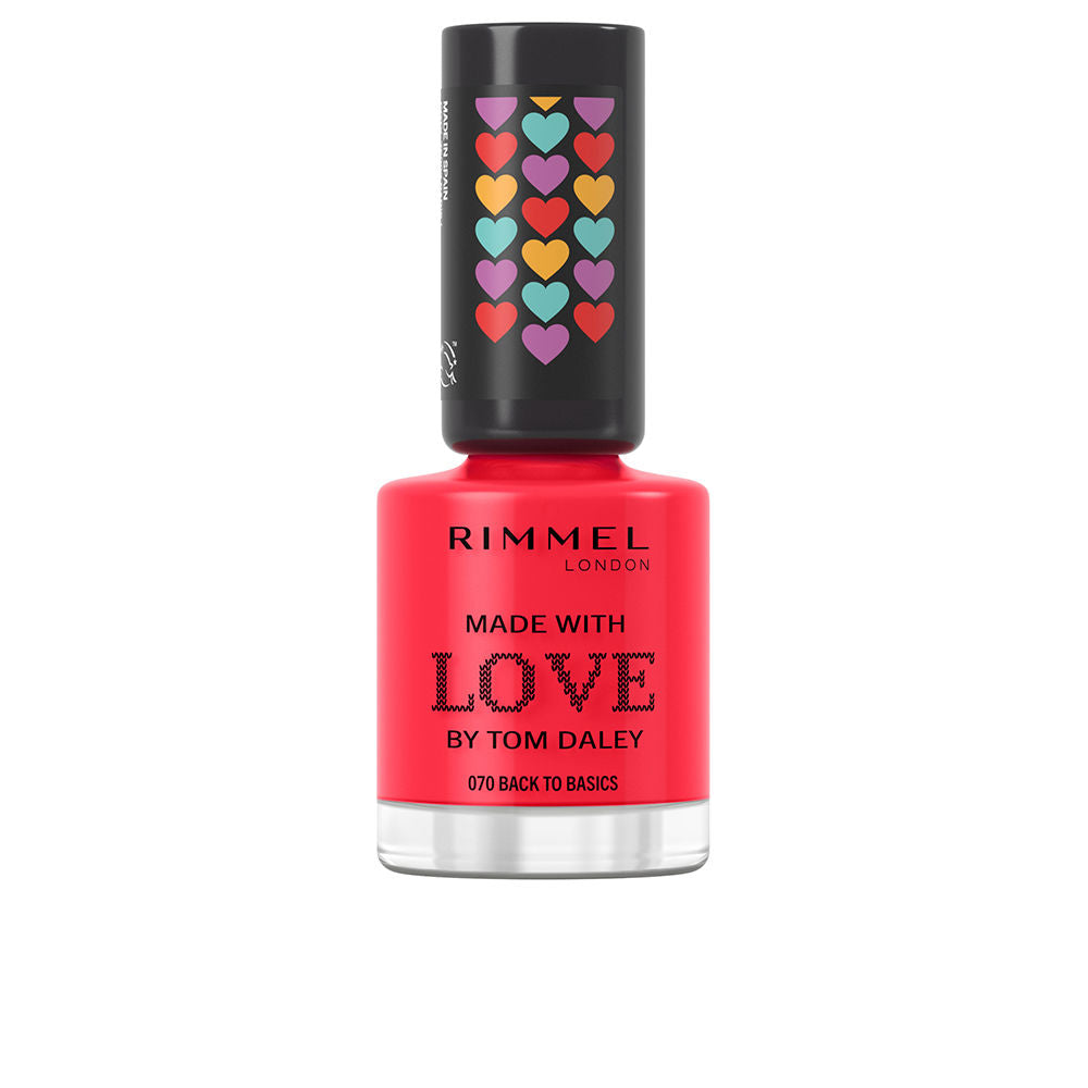RIMMEL LONDON MADE WITH LOVE by Tom Daley nail polish #430-coralicious 8 ml