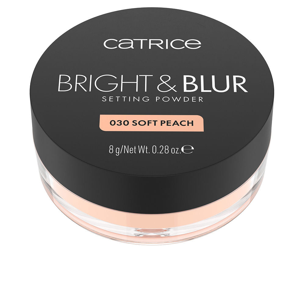 CATRICE BRIGHT &amp; BLUR loose setting powder #030-Soft Peach 8 gr