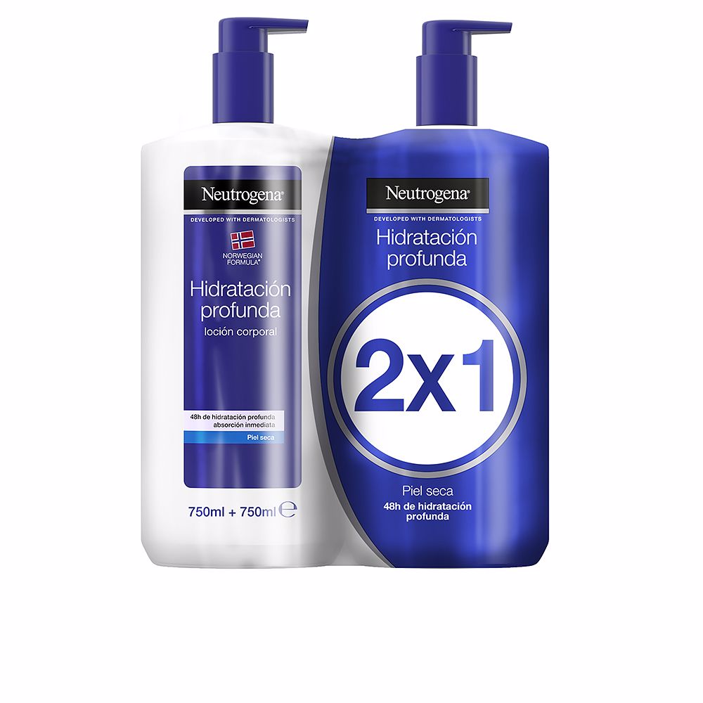 NEUTROGENA DEEP HYDRATION dry skin lotion pack 2 x 750 ml