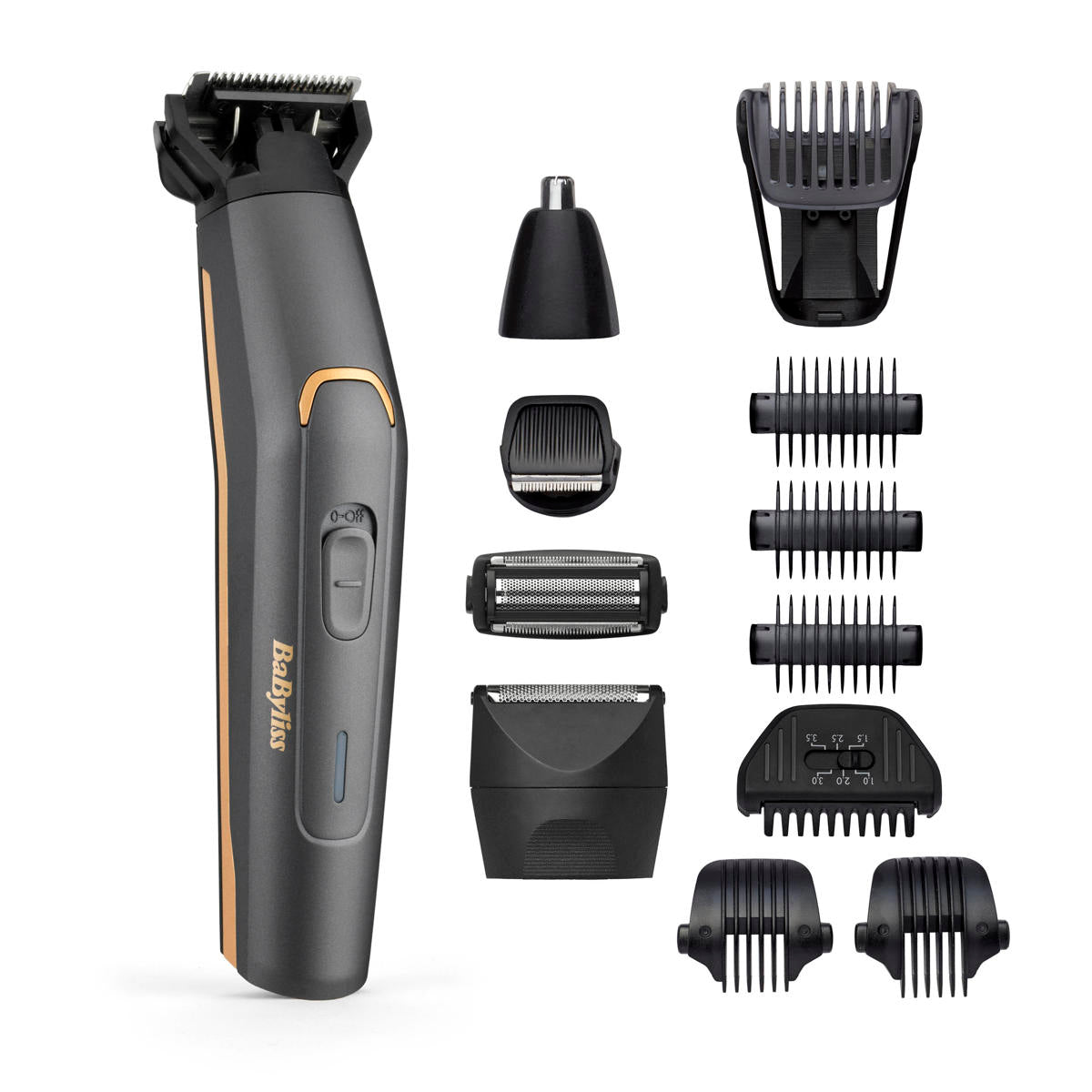 BABYLISS MT987E 12-in-1 MULTIFUNCTION TRIMMER graphite blades 1 unit