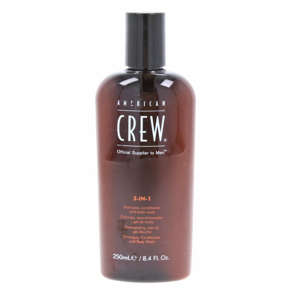 AMERICAN CREW CREW 3 IN 1 shampoo, conditioner & body wash 250 ml