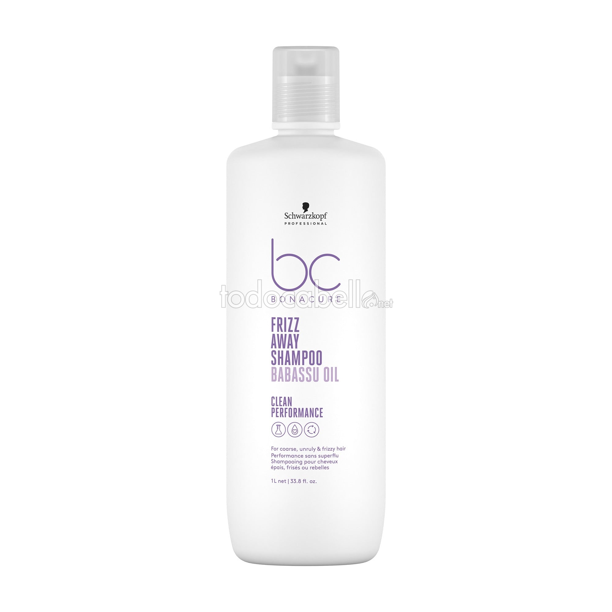 SCHWARZKOPF BC FRIZZ AWAY micellar shampoo 1000 ml