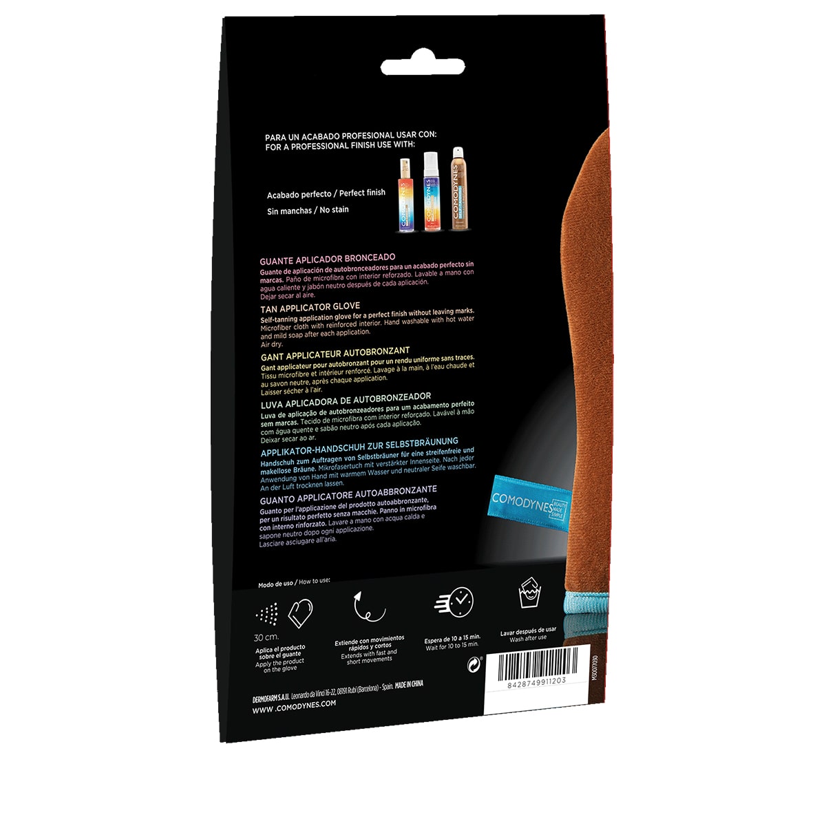 COMODYNES SELF-TANNING applicator glove 1 unit