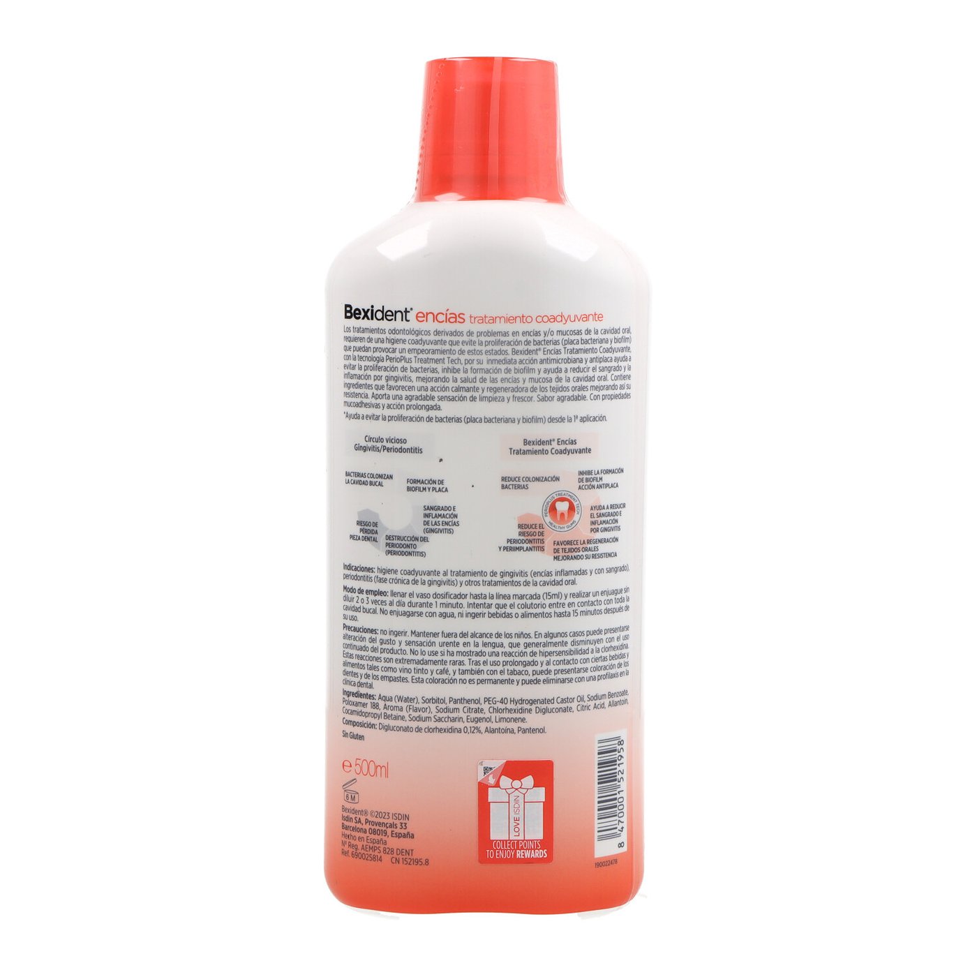 ISDIN BEXIDENT ENCÍAS tratamiento coadyuvante 500 ml