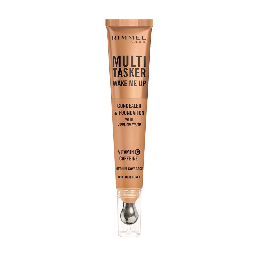 RIMMEL LONDON MULTITASKER WAKE ME UP concealer and foundation #Light Honey 20 ml