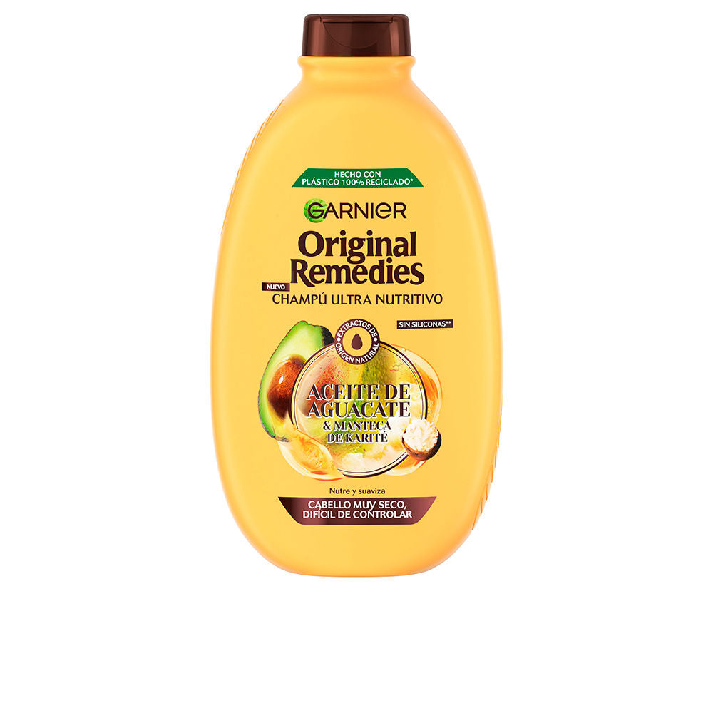 GARNIER ORIGINAL REMEDIES avocado and shea shampoo 600 ml