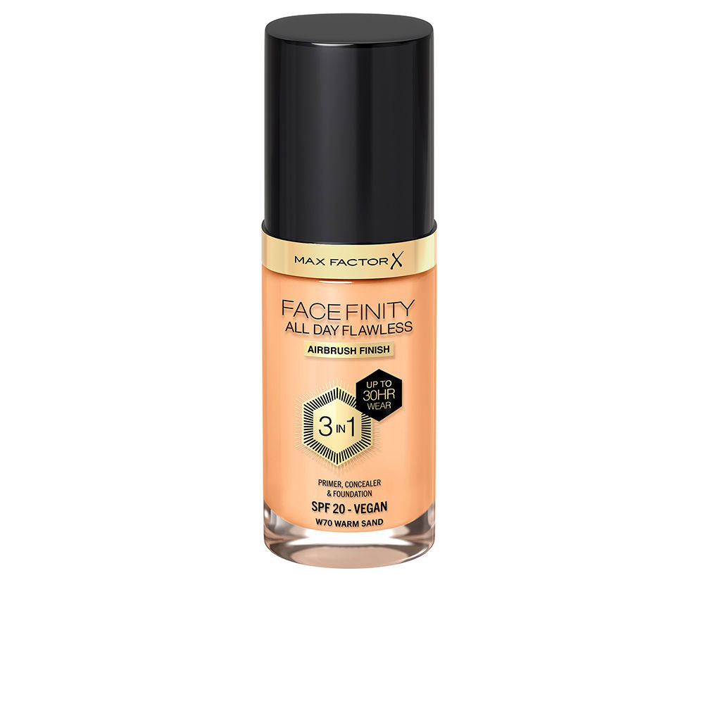 MAX FACTOR FACEFINITY 3IN1 primer, concealer &amp; foundation #70-warm sand 30 ml