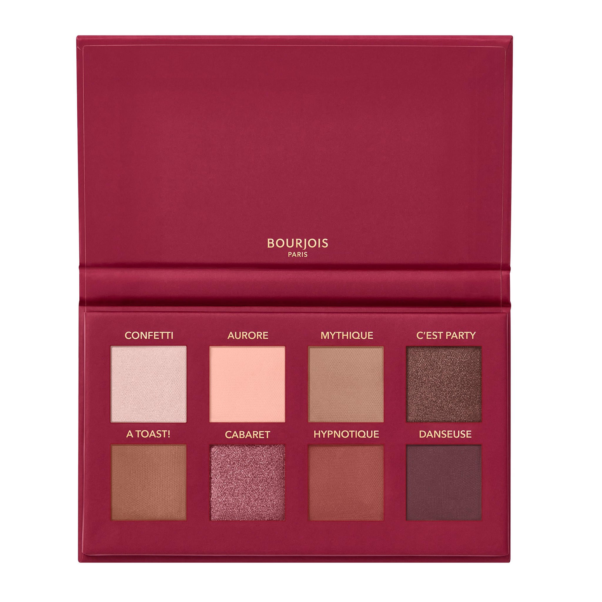 BOURJOIS VOLUME GLAMOR SOIRS DE PARIS eyeshadow palette #Cherry Glamor 1 u