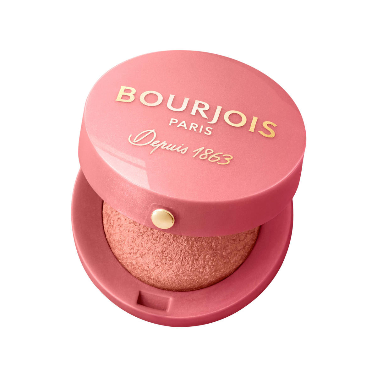 BOURJOIS LITTLE ROUND pot blusher powder #015-rose eclat