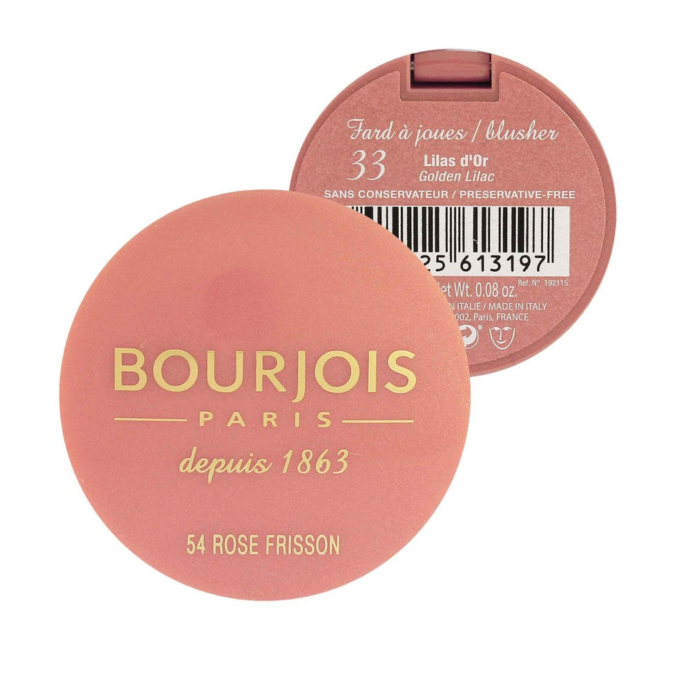 BOURJOIS LITTLE ROUND pot blusher powder #054-rose frisson