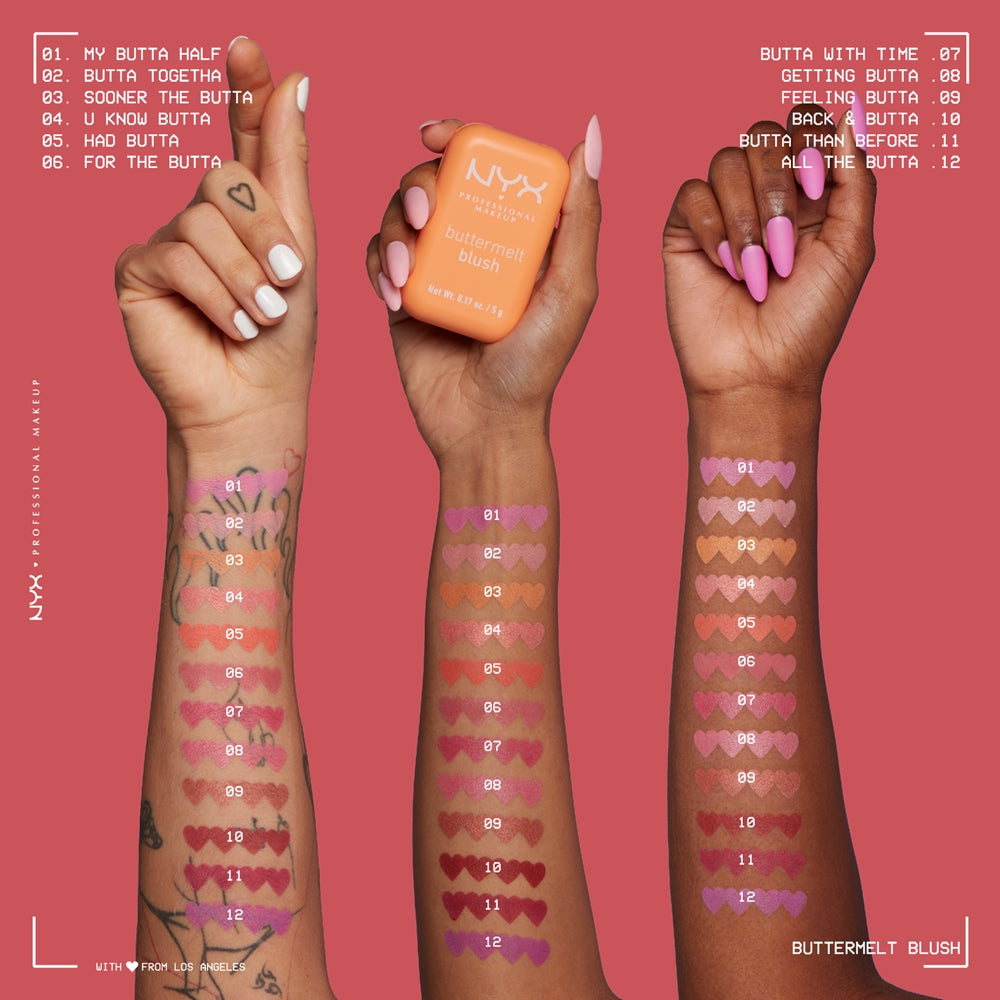 NYX PROFESSIONAL MAKE UP BUTTERMELT BLUSH #Butta With Time 5 gr