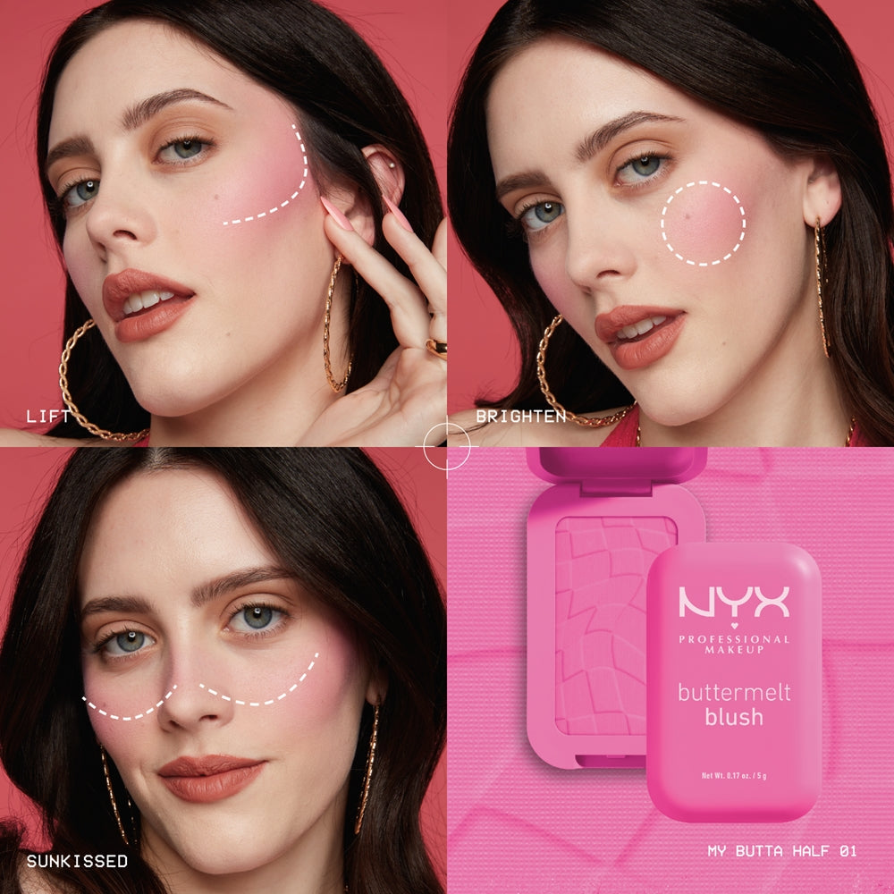 NYX PROFESSIONAL MAKE UP BUTTERMELT BLUSH #Sooner The Butta 5 gr